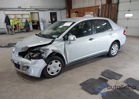 2008 Nissan Versa 1.8S из США, поврежденный, VIN 3N1BC11EX8L463295